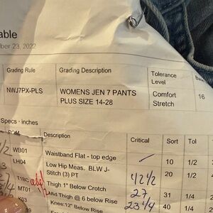 Jen 7 Slim Bootcut Jeans - Size 16 -  Soft Stretch Mid Wash